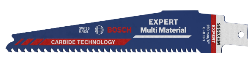 EXPERT Carbide Multimaterial saber saw blade 150mm S956XHM