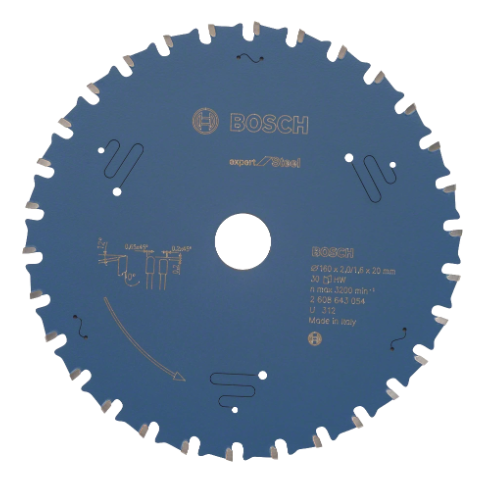 Lame scie circulaire Expert Métal 160x20x2,0mm - 30 dents