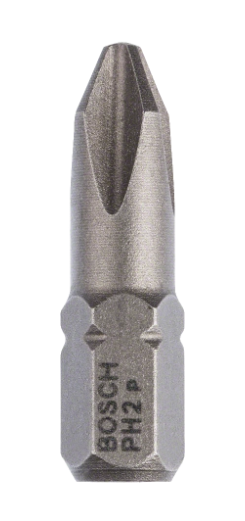 Embout de vissage extra-dur PH2 hexagonal 25mm (lot de 25)