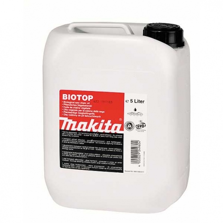 Huile de chaine pour tronçonneuse 5L BIOTOP