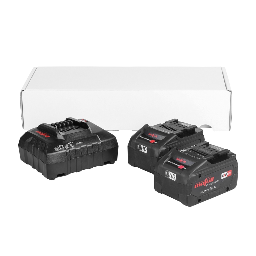 Pack of 2 5.5Ah batteries and a MAFELL charger