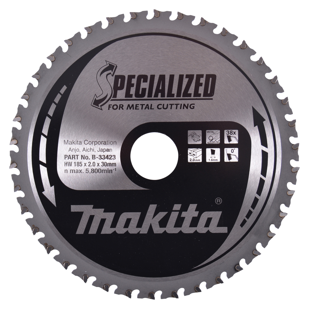 Lame de scie circulaire pour profilés 185x30 mm - 38 dents