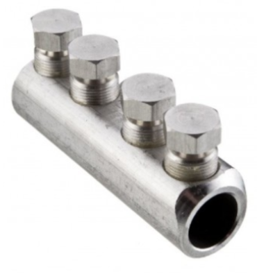 Screw sleeve 25 to 150 copper or aluminum