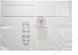 [EL153693] VC 20H-X plastic dust bag (x10) - concrete/silica
