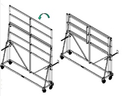 [SI154978] Barrière Mobile de Protection Camion en aluminium