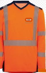 [HS159154] Tee-shirt HV polyester coton BY BAT RENOVATION PRIVEE manches longues Jakarta (sous-traitance)