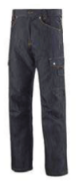 [EP160128] MEN'S Jeans Multi-pocket denim embroidery on the front left Logo by Entity on the front left