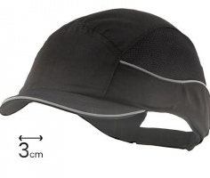 Casquette COVERCAP EQUANS Noire 3cm 