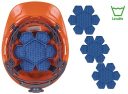 [EP161153] Coussin sommet de tête rafraichissant pour casque (lot de 3)