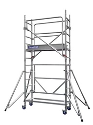[PO163548] Echafaudage roulant aluminium 4,30m plancher DOCKER MINI