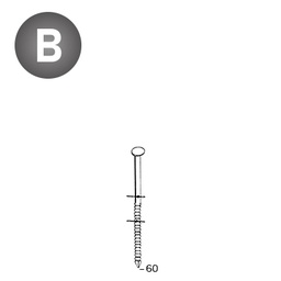 [EL163780] Pointes galva pour cloueurs pneumatiques C28/70 et C38/90