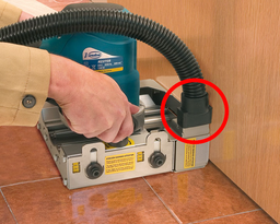 [EL165646] Buse d'aspiration carrée pour montage flexible sur scie arasante RZ270S