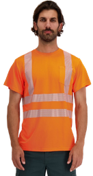 [EP172196] Tee-shirt technique ultra respirant HV COOLTECH manches courtes - orange