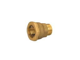 [CO003766] Straight male P.E. connector Diam. 25