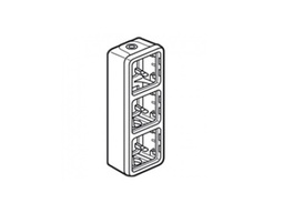 [CO010843] Plexo 3-station modular vertical gray box
