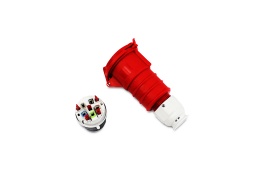 [CO003736] 3+N+T 32A female socket