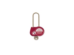 [CO007777] Brass lockout padlock 70mm Diam. 4mm Key 111