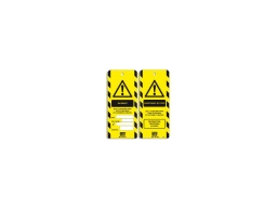 [CO010565] Maintenance in progress poster PVC 0.3mm 170X75mm AP476