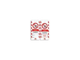 [CO010566] B.T PVC 0.3MM 170X75MM AP461 condemnation poster
