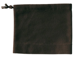 [EP010072] Black polar head and neck protection, one size, adjustable with drawstring