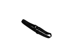 [EP000501] Ceinture noire 1200x30mm coton boucle plastique
