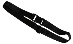 [EP000501] Ceinture noire 1200x30mm coton boucle plastique