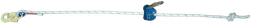 [EP002710] 2m support lanyard - halyard Diam. 12.5 - 1 blocker - 1 loop - 1 connector