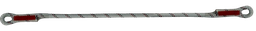 [EP020297] Longe drisse LD 11 2m-B-B 2 boucles sans absorbeur