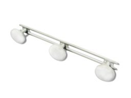 [IN003418] Patère métal Epoxy blanc 3 têtes