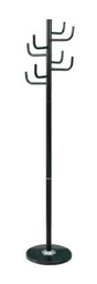 [IN003699] Black 8-head coat rack and umbrella stand