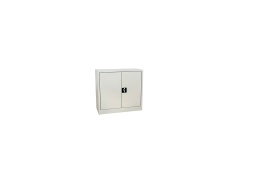 [IN010768] Armoire basse portes battantes 100x80x38 grise