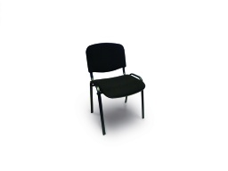 [IN000516] Chaise visiteur assise et dossier hêtre multiplies noir