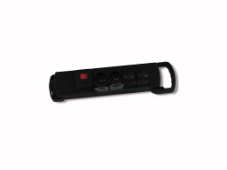 [IN007869] 4-socket waterproof power strip with transparent handle + wired switch