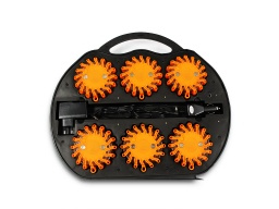 [IN010600] Box of 6 rechargeable LED beacons