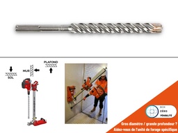 [EL008761] Makita SDS Max 40x370 Nemesis 4-Cutter Drill Bit