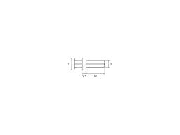[EL003476] LG 300mm pneumatic spike with 19 x 50 hexagonal socket