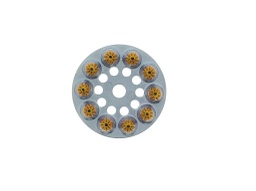 [EL006296] Charges disque 6.3/10 jaune pour P60 (Boite de 100)