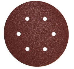 [EL009610] Abrasive disc Diam.  150mm G60 self-gripping 6 holes for wood and metal pack of 10