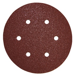 [EL009614] Abrasive disc Diam. 150mm G180 self-gripping 6 holes for wood and metal pack of 10