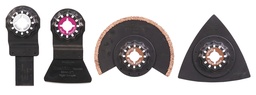 [EL008682] Lot de 4 accessoires faïence et carrelage pour couteau oscillant