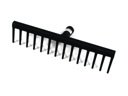 [OU003869] Râteau à cailloutis 14 dents (Prévoir manche OU002773)
