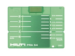 [OU005314] PRA 54 TARGET PLATE (CM/IN) -226976
