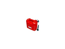 [OU007235] Jerrican plastique 20L avec flexible rouge