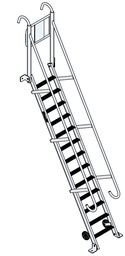 [PO008542] Portable construction site staircase - emc
