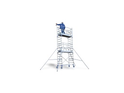 [PO001962] Échafaudages alu totem 2 box 180 - 4m ht de plancher prévoir panneau PO003360 (vendu à l’unité)