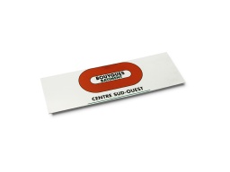 [PO003606] Plaquette logo BY BAT CENTRE SUD OUEST pour pochette échafaudage