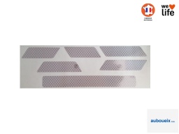 [EP017943] Kit 6 stickers nid d'abeille rétroréfléchissant pour casque