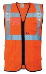[EP018494] HV LED fluo vest Safari battery and cable included