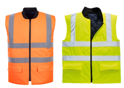 [EP008695] Gilet chaud HV réversible