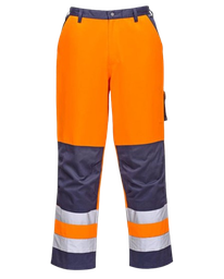 [EP010808] Pantalon de travail HV TX51 - orange/marine